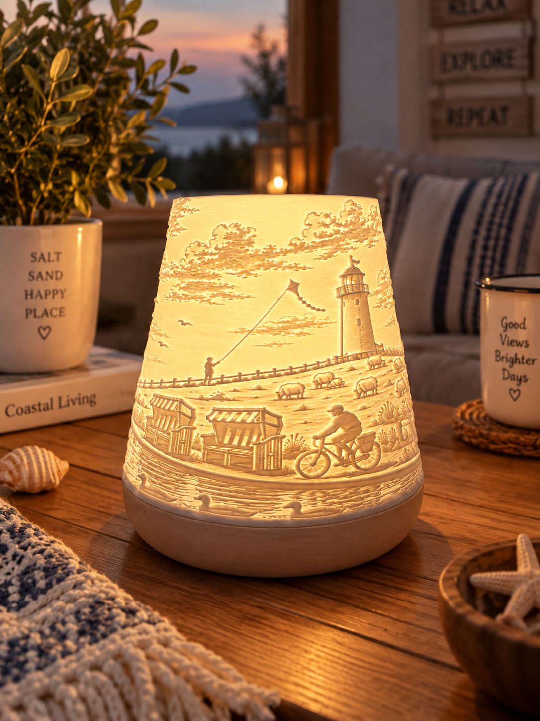 Windlicht Cuxhaven – maritime Lichtdeko