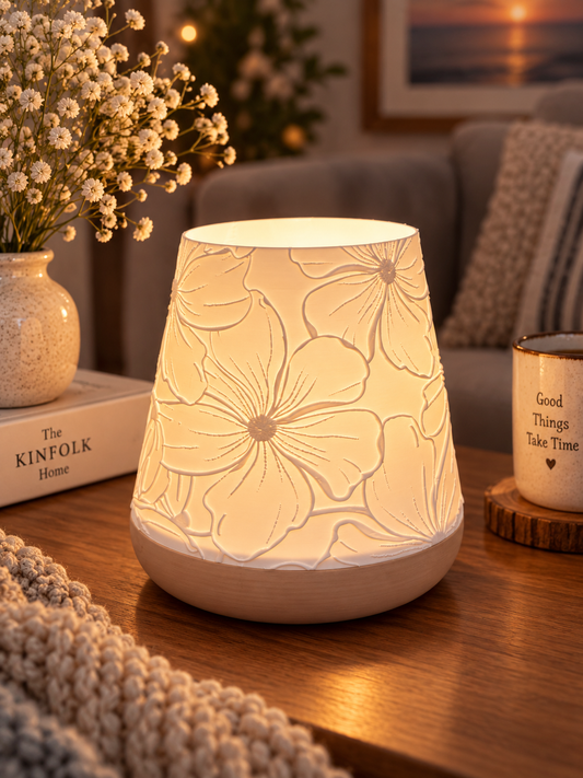 Windlicht Blumen – florale Lichtdeko